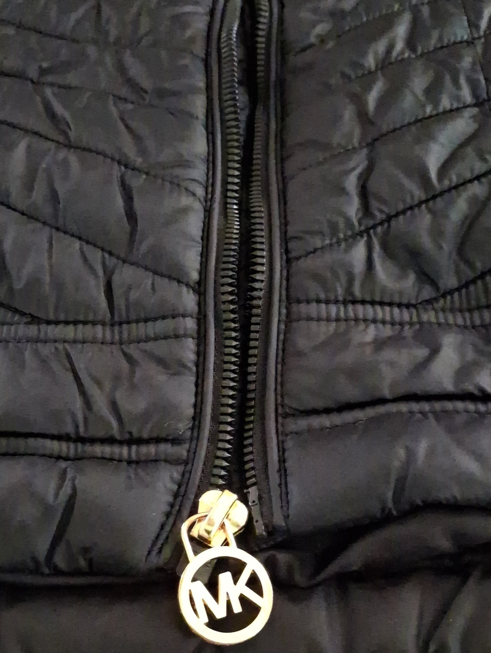 Michael Kors Black Quilted Sleeveless Puffer Vest - Picture 6 of 15